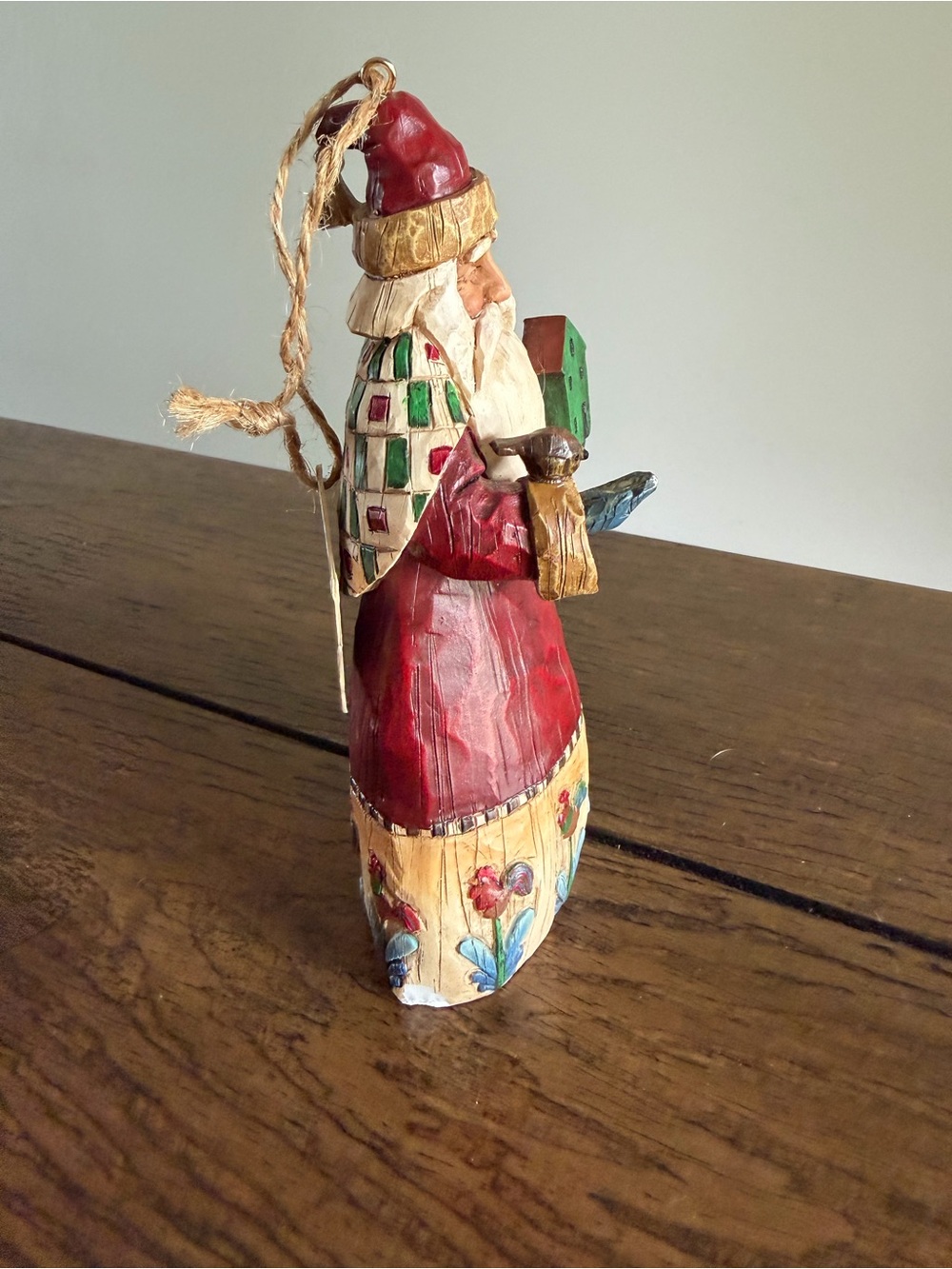 Jim Shore Heartwood Creek 6" Santa Claus Ornament Figure Birdhouse - Picture 4 of 10